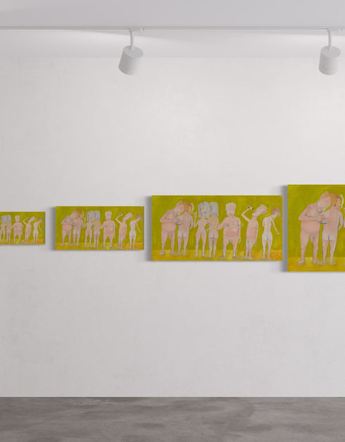 Naked People Doing Drugs | Framed Giclee Print on Canvas